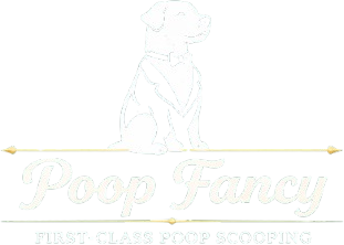 Poop Fancy logo – professional dog waste removal service